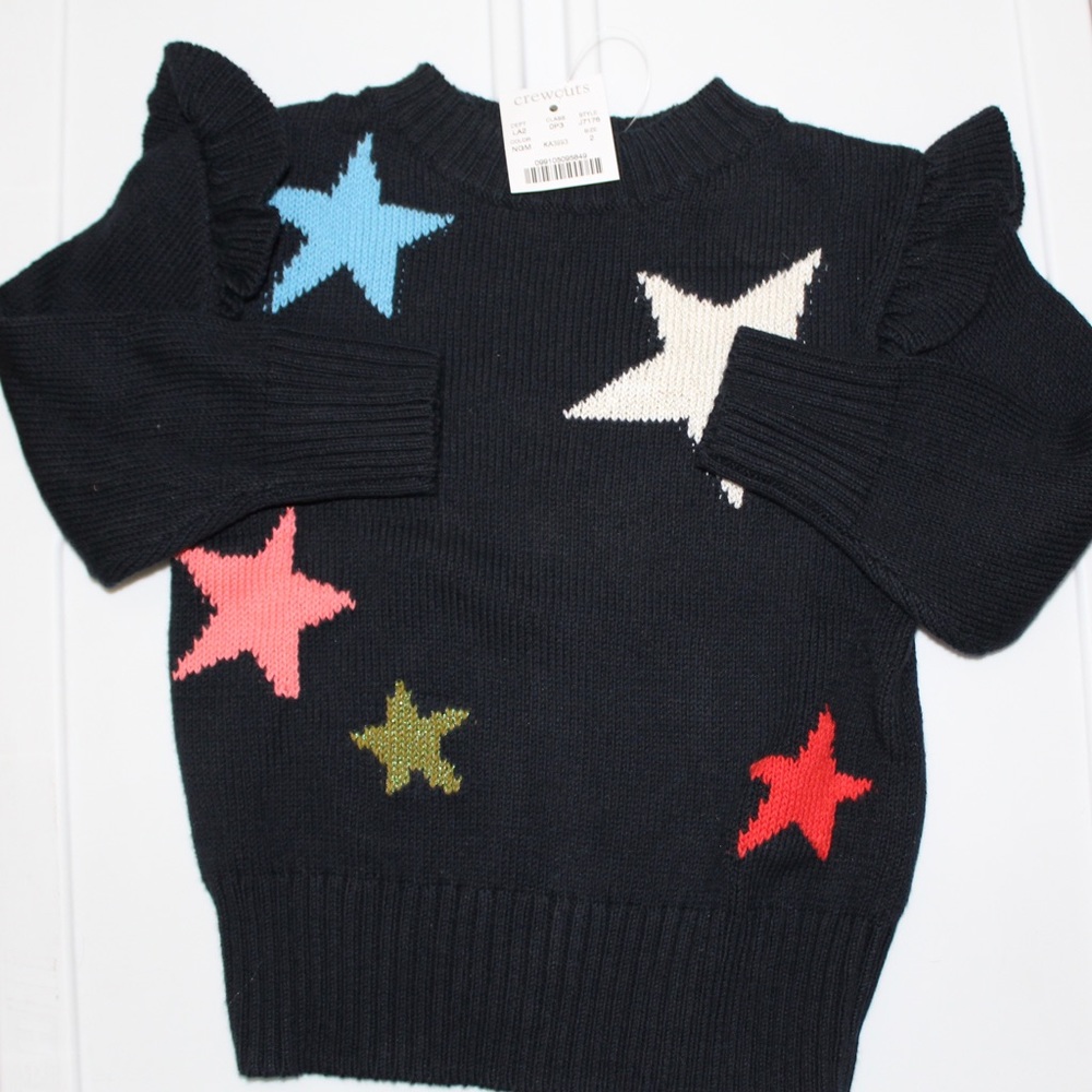 Crewcuts cotton sweater | Stars